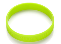 Promotional Support Logo Debossed Only Custom Silicone Rubber Wristbands