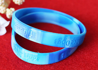 Processo comprimido de harmonização do logotipo do apoio de PMS braceletes de borracha impermeável