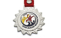 China As medalhas personalizadas dos esportes da cor e o logotipo gravado fitas projetam o peso 30g exportador